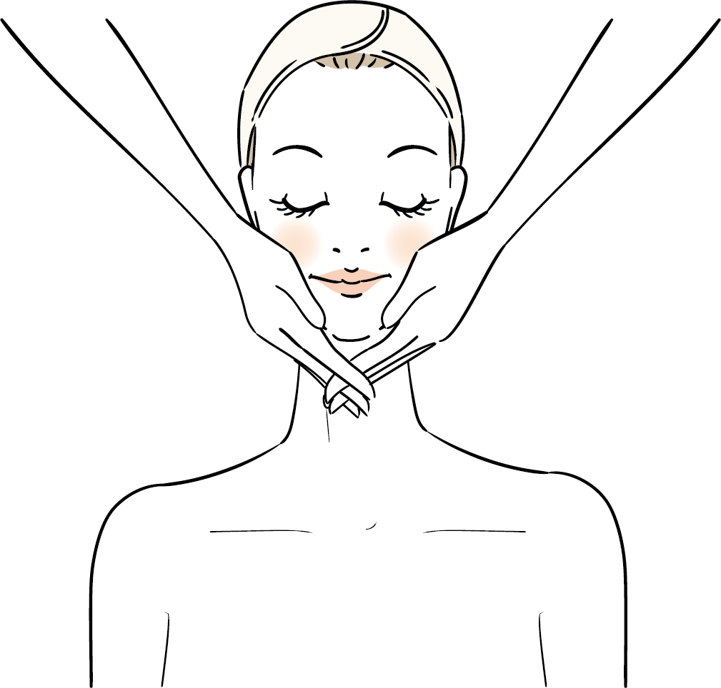 【仕上げ】<br />クールダウンと潤いチャージ